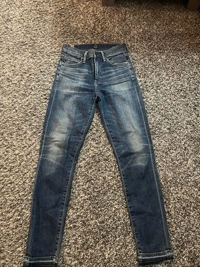 Citizens Of Humanity Distressed Indigo Skinny Jeans